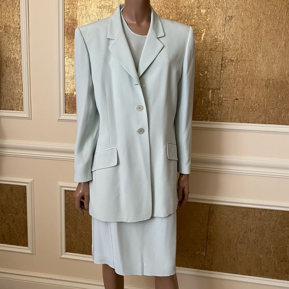 Jones New York 3 pieces 100% silk suit size 14 - Picture 6 of 16